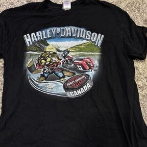 Harley-Davidson Black Canada Graphic Tee